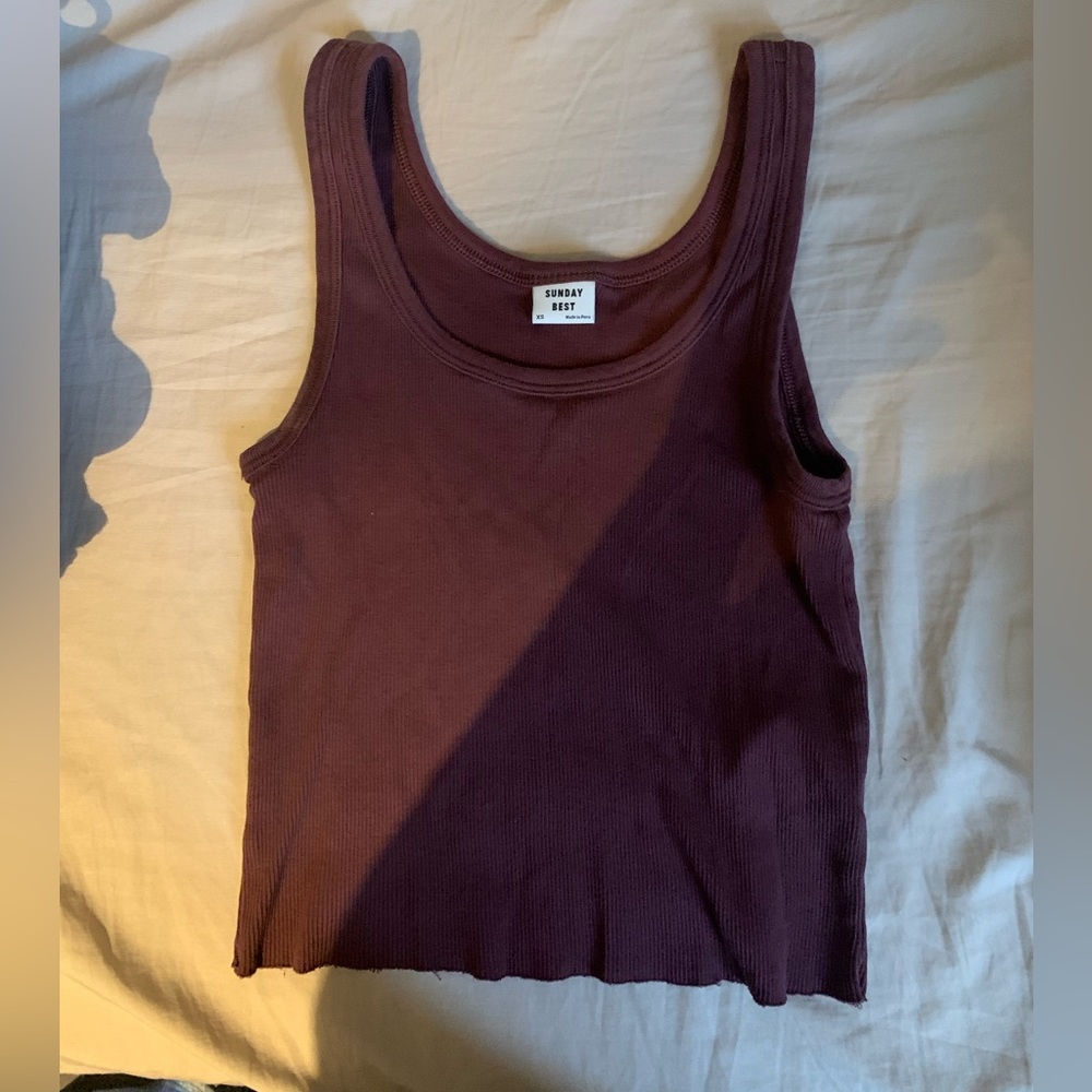 Sunday best crop tank